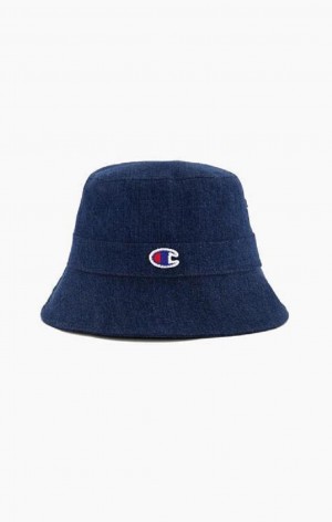 Champion C Logo Patch Bucket Hat Klobuky Panske Tyrkysové Modre | 6597-RJLME