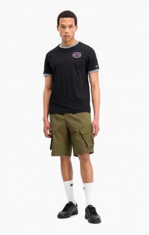 Champion Cargo Pocket Shorts Kratasy Panske Zelene | 0971-UDQME