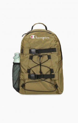 Champion Cipkovane-Up Prackou Front Backpack Tasky Panske Olivovo Zelená Zelene | 5169-HLBUI