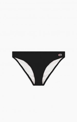 Champion Klasické C Hipster Bikiny Bottoms Plavky Damske Čierne | 6912-EBDCO