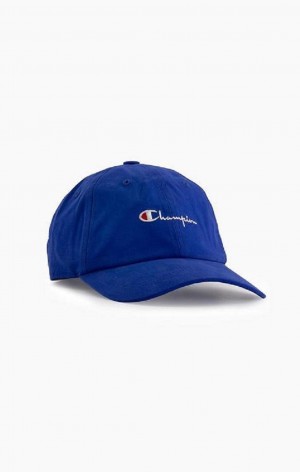 Champion Klasické Script Logo Baseball Cap Klobuky Panske Modre | 4678-ONRTU