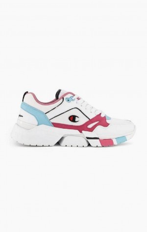 Champion Lander Mesh Trainers Tenisky Damske Biele | 3956-GIKYA