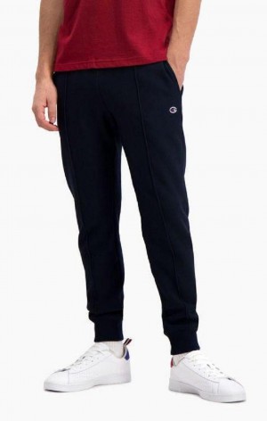 Champion Reverse Weave Cuffed Joggers Jogger Nohavice Panske Tmavo Tyrkysové | 9124-IRJZP