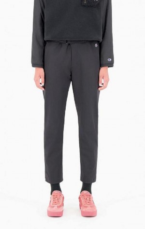 Champion Rovno Leg Stretch Trousers Jogger Nohavice Damske Čierne | 5796-WMJHO