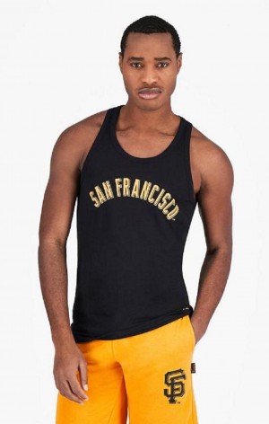 Champion San Francisco MLB Tank Top Tricko Panske Čierne | 5278-PLSYT