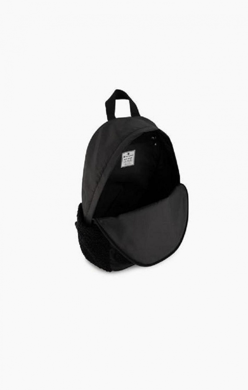 Champion 1919 Logo Teddy Backpack Tasky Panske Čierne | 6912-WRFJU