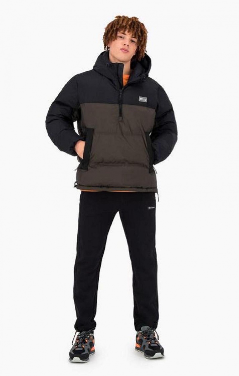 Champion 1919 Polstrované Jacket Bundy Panske Čierne | 9407-JHYBZ