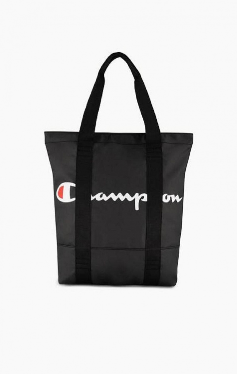 Champion 1919 Script Logo Tote Bag Tasky Damske Čierne | 6519-UDLPV