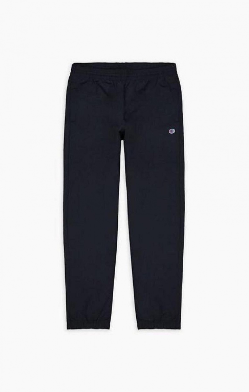 Champion C Logo Patch Cuffed Tracking Pants Jogger Nohavice Panske Tmavo Modre | 8674-OYAEL