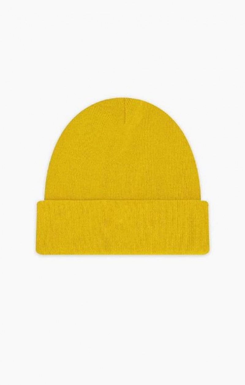 Champion C Logo Recycled Yarn Beanie Hat Klobuky Panske Zlate | 8591-WDMTI