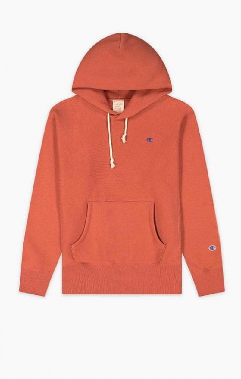 Champion C Logo Reverse Weave Hoodie Mikina s Kapucnou Damske Bordove | 8201-RQZKV