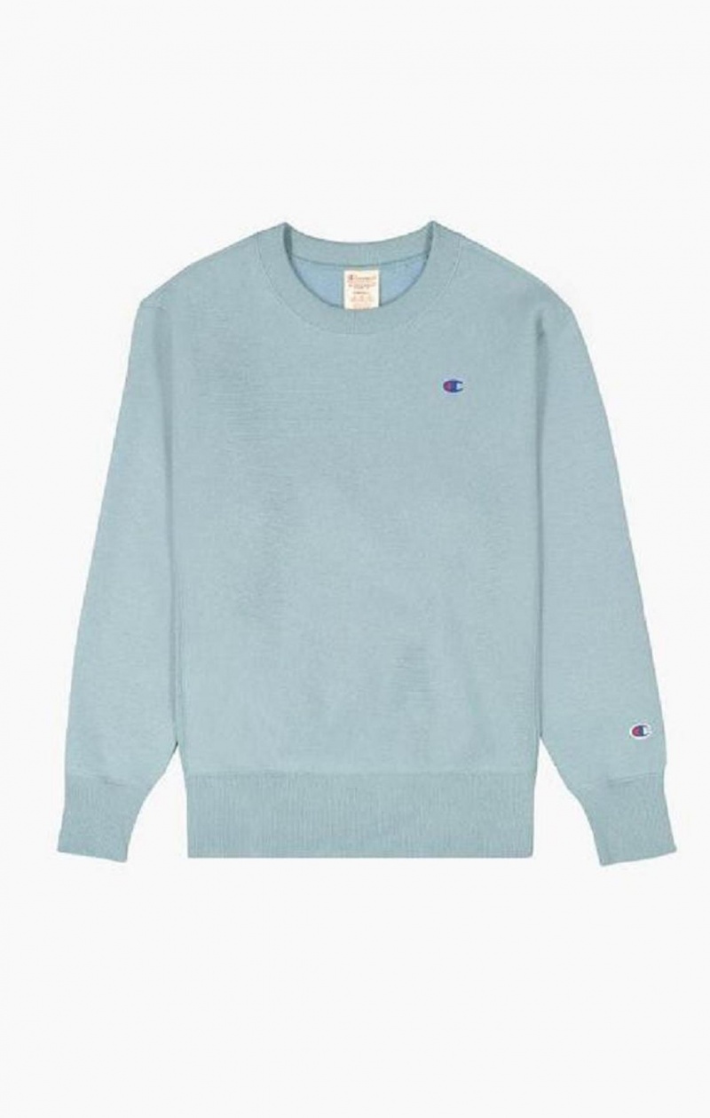 Champion C Logo Reverse Weave Sweatshirt Mikiny Damske Tyrkysové Modre | 5128-BXCGK