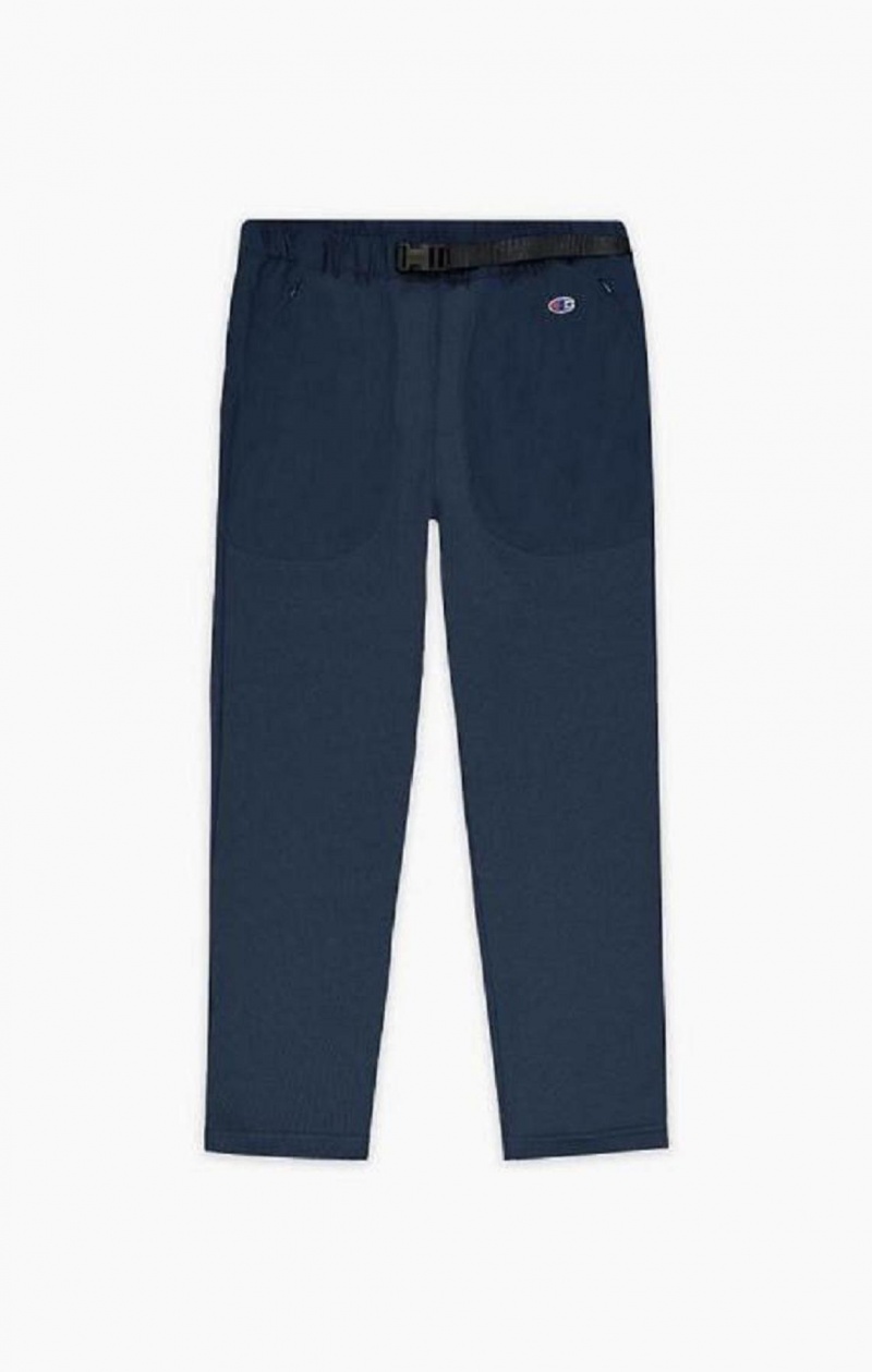 Champion C Logo Rovno-Leg Pants Jogger Nohavice Panske Tmavo Modre | 3598-IJQLD