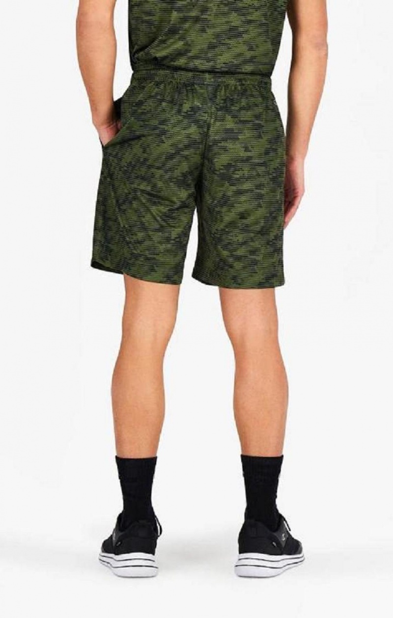 Champion Camo Quick Dry Tréningová Shorts Kratasy Panske Zelene | 6905-TBHOY