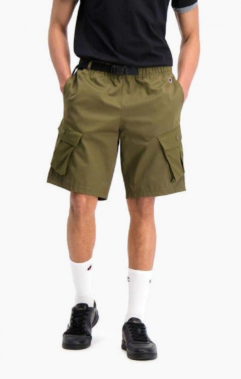 Champion Cargo Pocket Shorts Kratasy Panske Zelene | 0971-UDQME