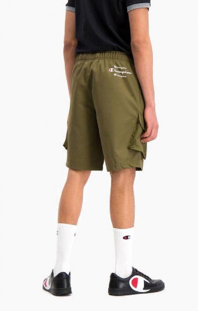 Champion Cargo Pocket Shorts Kratasy Panske Zelene | 0971-UDQME