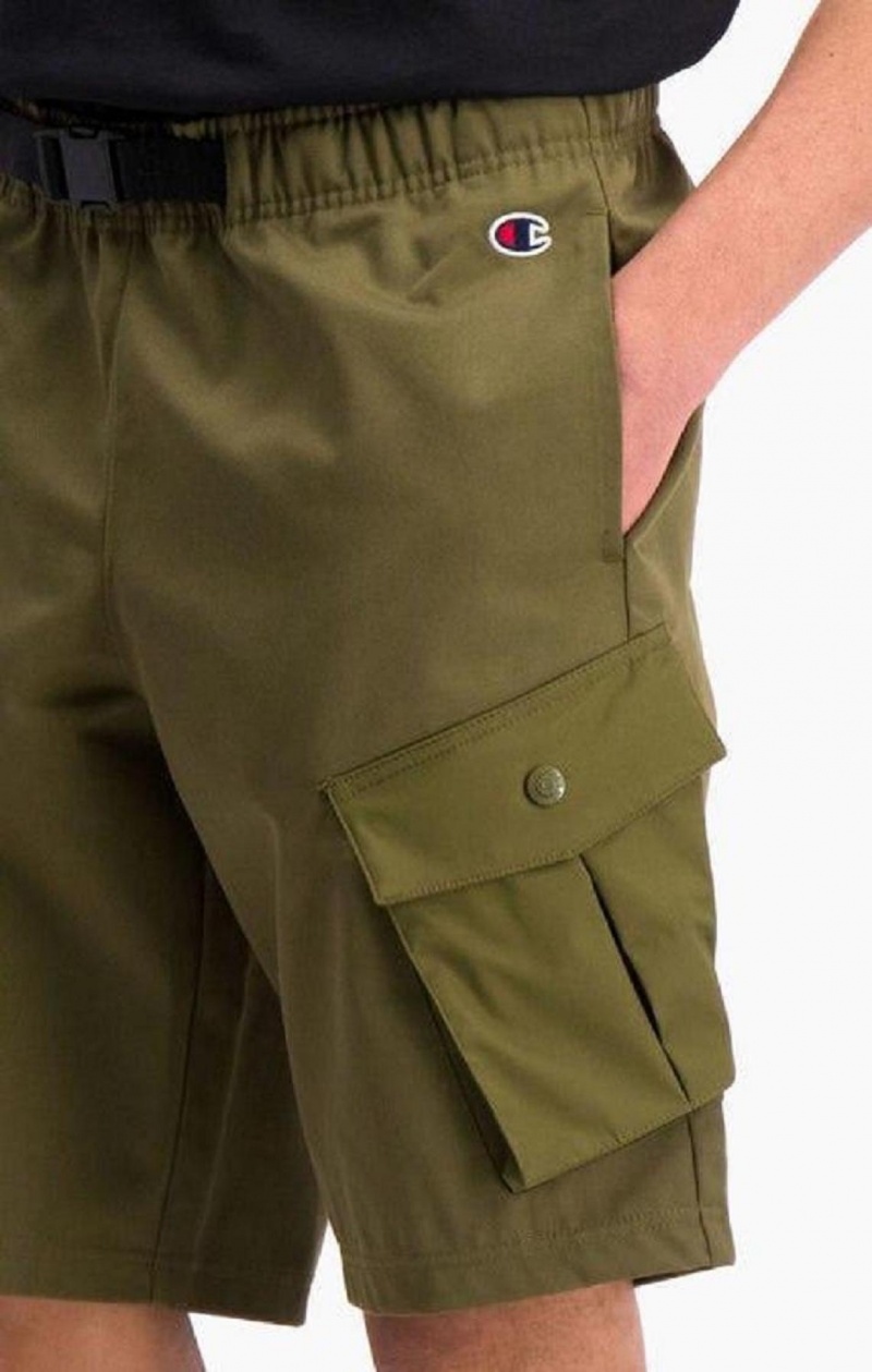 Champion Cargo Pocket Shorts Kratasy Panske Zelene | 0971-UDQME