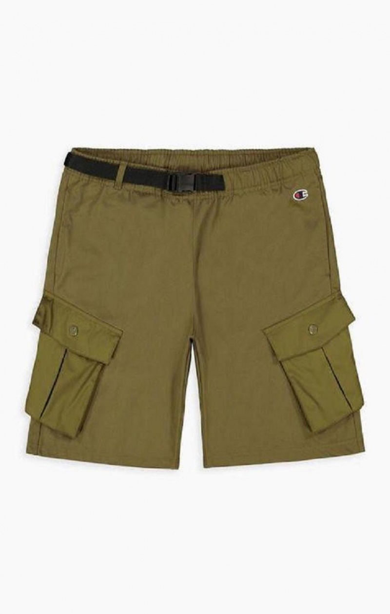 Champion Cargo Pocket Shorts Kratasy Panske Zelene | 0971-UDQME