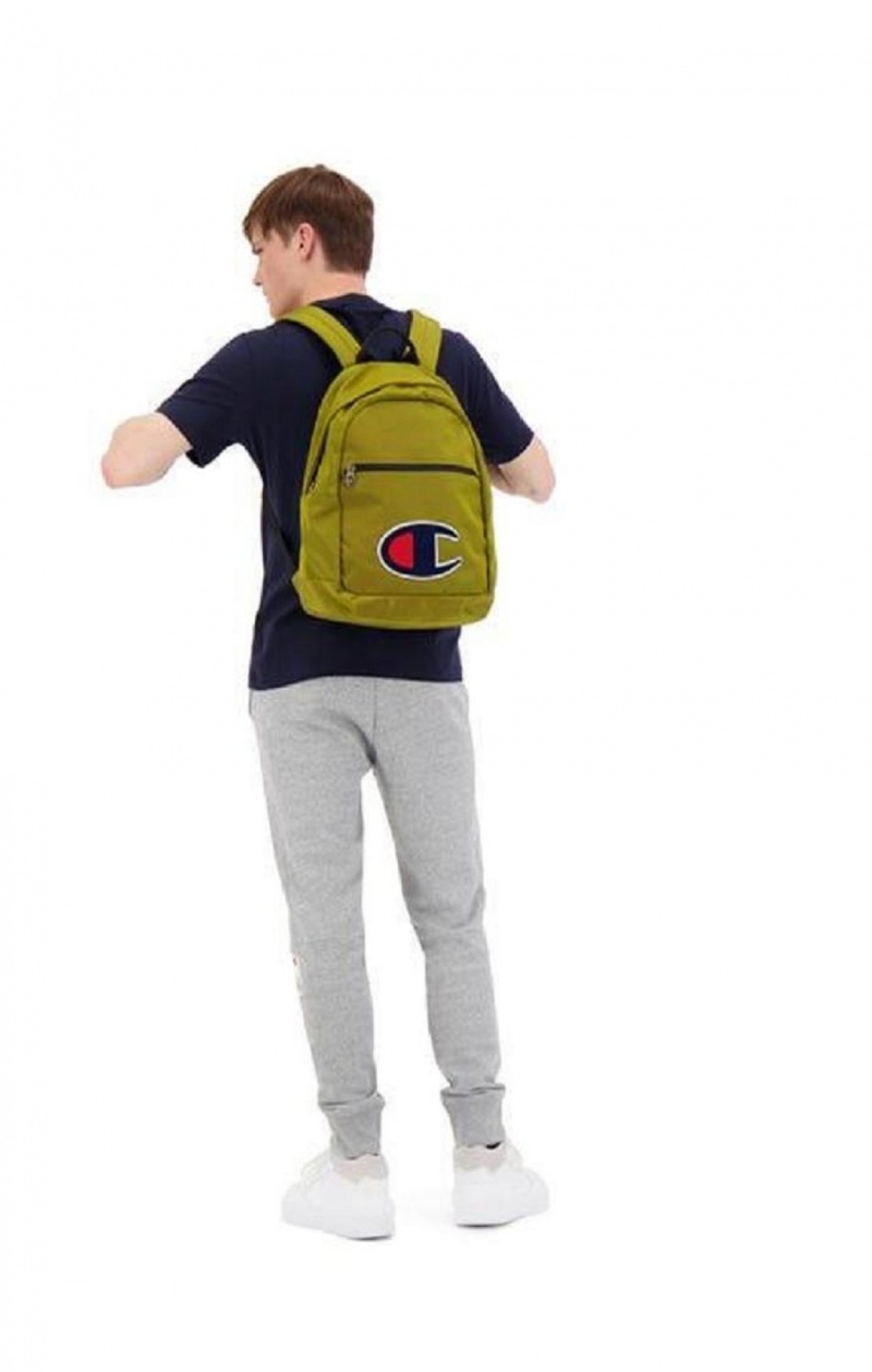 Champion Chenille C Patch Faux Kozene Backpack Tasky Damske Zlate | 2873-MVTHP