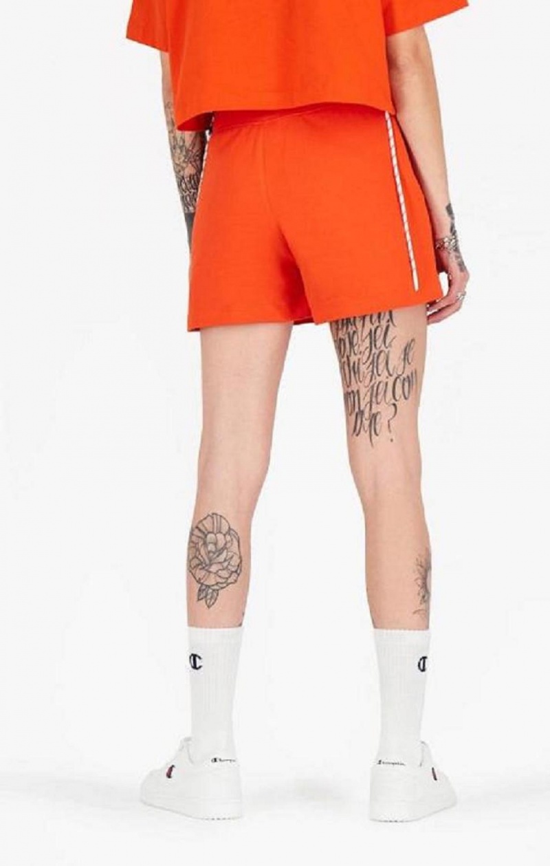 Champion Cipkovane Up Side Sweat Shorts Kratasy Damske Oranžové | 0258-GKNMI