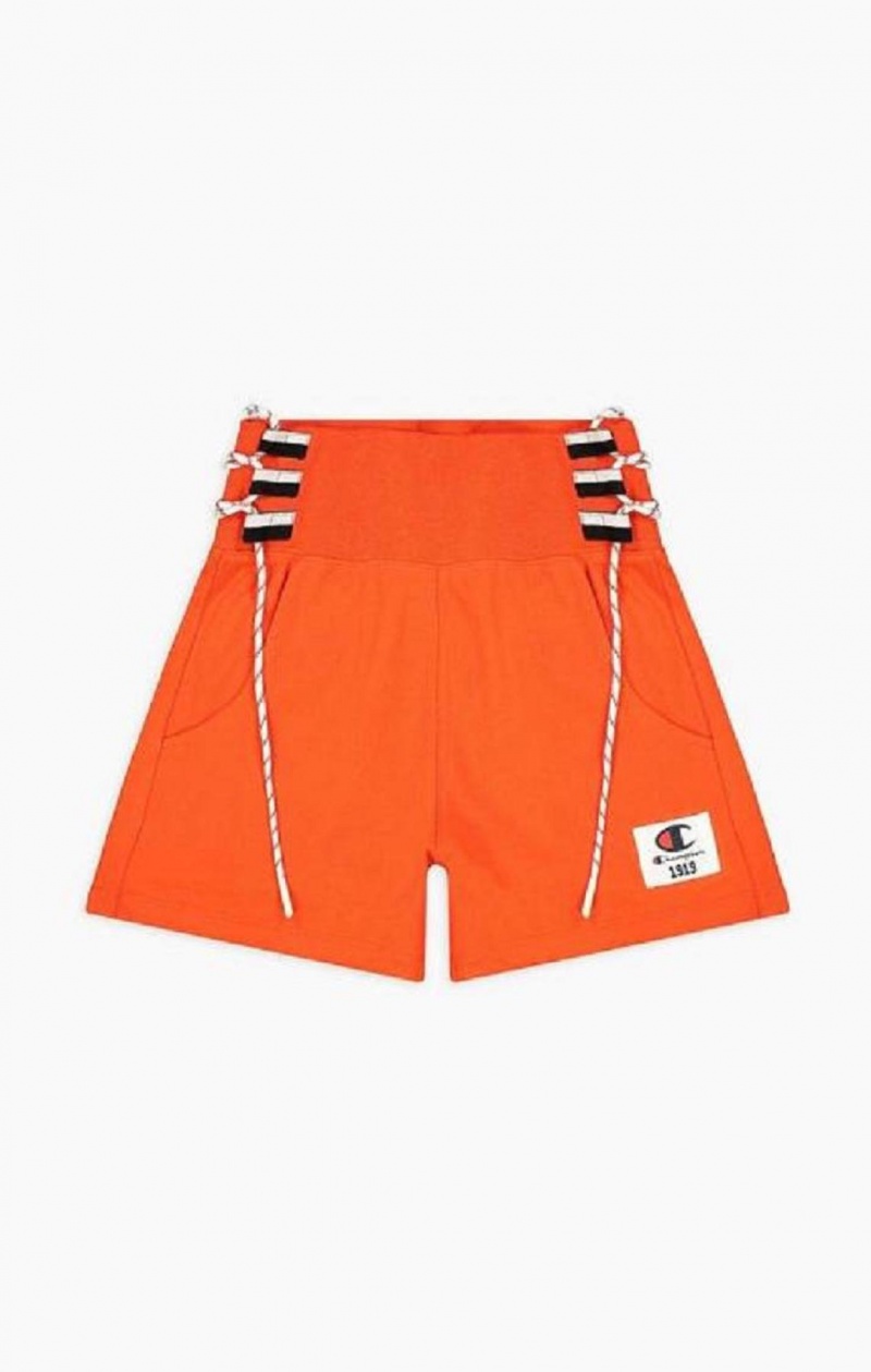 Champion Cipkovane Up Side Sweat Shorts Kratasy Damske Oranžové | 0258-GKNMI