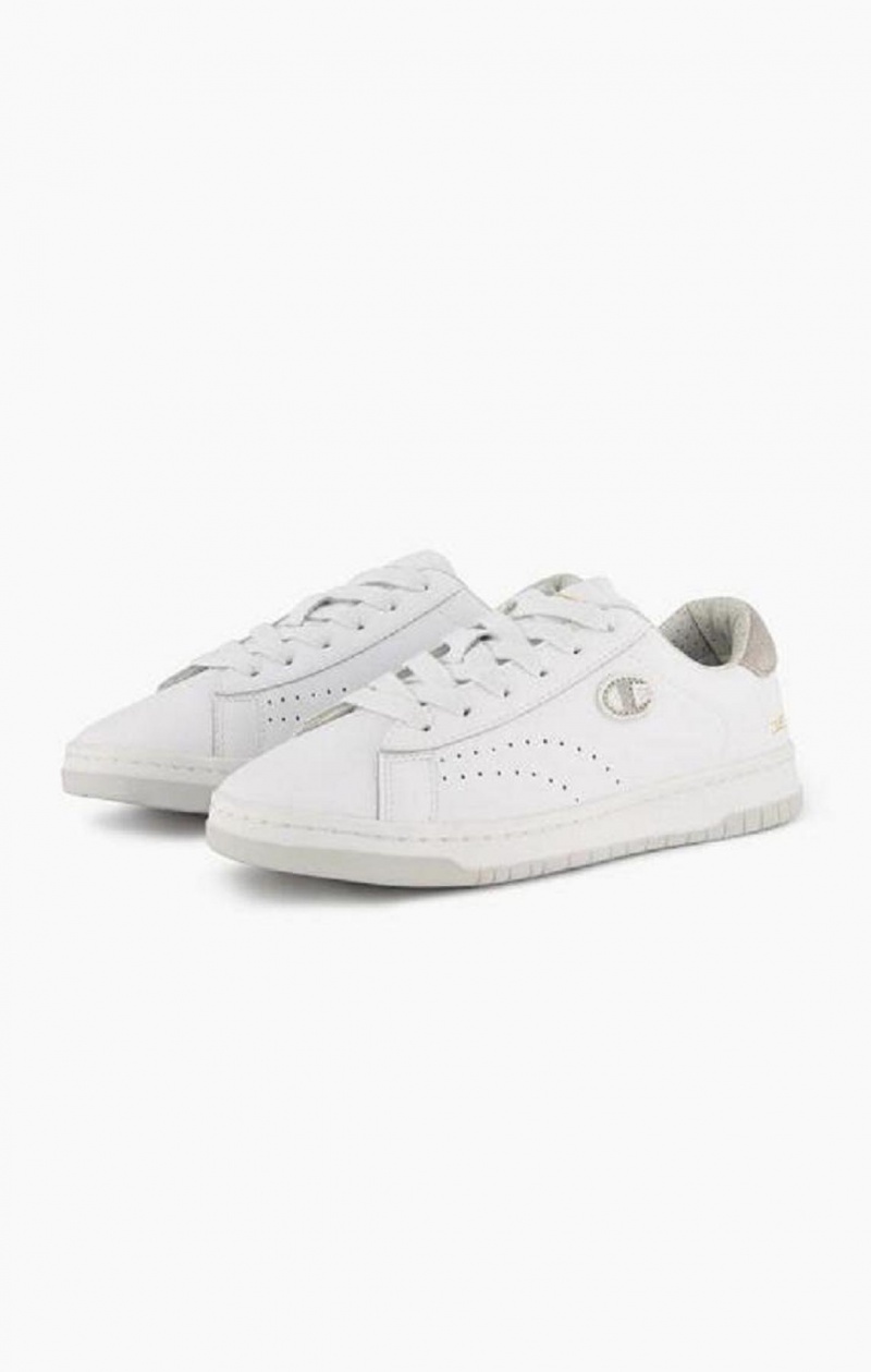 Champion Club Court Colour Back Tab Trainers Tenisky Damske Biele | 7309-KTUHG