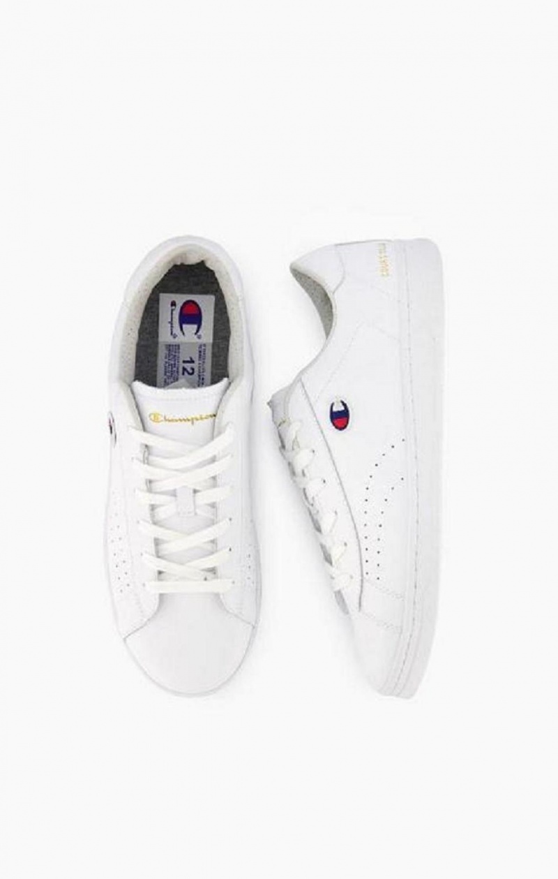 Champion Club Court Colour Back Tab Trainers Tenisky Panske Biele | 5893-RBTYI