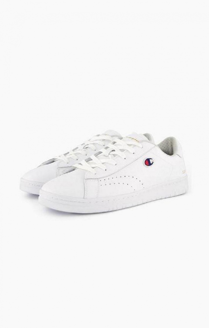 Champion Club Court Colour Back Tab Trainers Tenisky Panske Biele | 5893-RBTYI