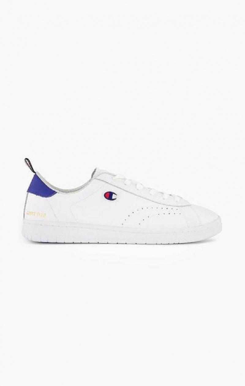 Champion Club Court Colour Back Tab Trainers Tenisky Panske Biele | 5893-RBTYI