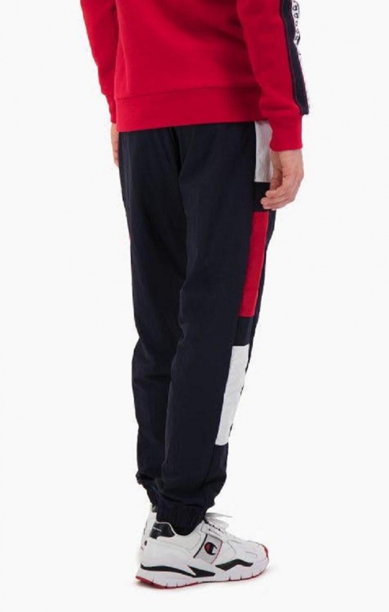 Champion Colour Block Tracking Pants Jogger Nohavice Panske Tmavo Tyrkysové | 6751-GDRMY