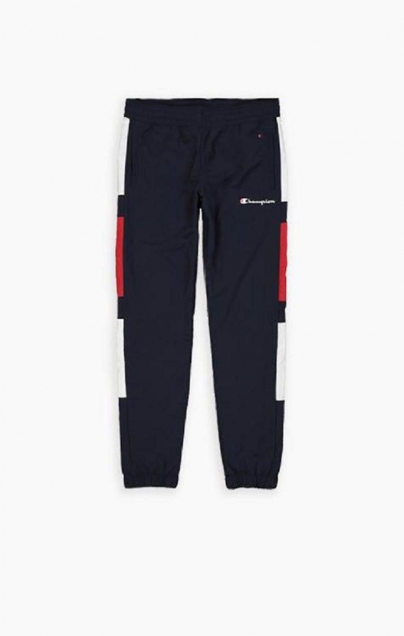 Champion Colour Block Tracking Pants Jogger Nohavice Panske Tmavo Tyrkysové | 6751-GDRMY