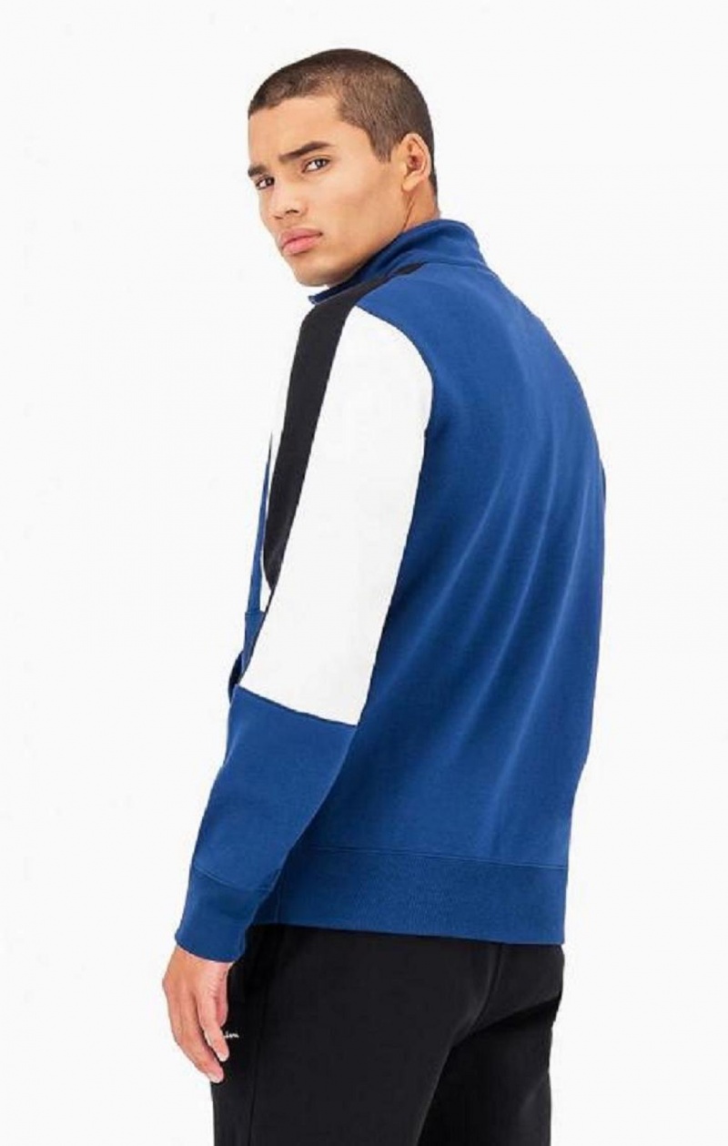 Champion Contrast Colour Block Script Logo Tracksuit Teplaky Panske Modre | 4067-BJAUP