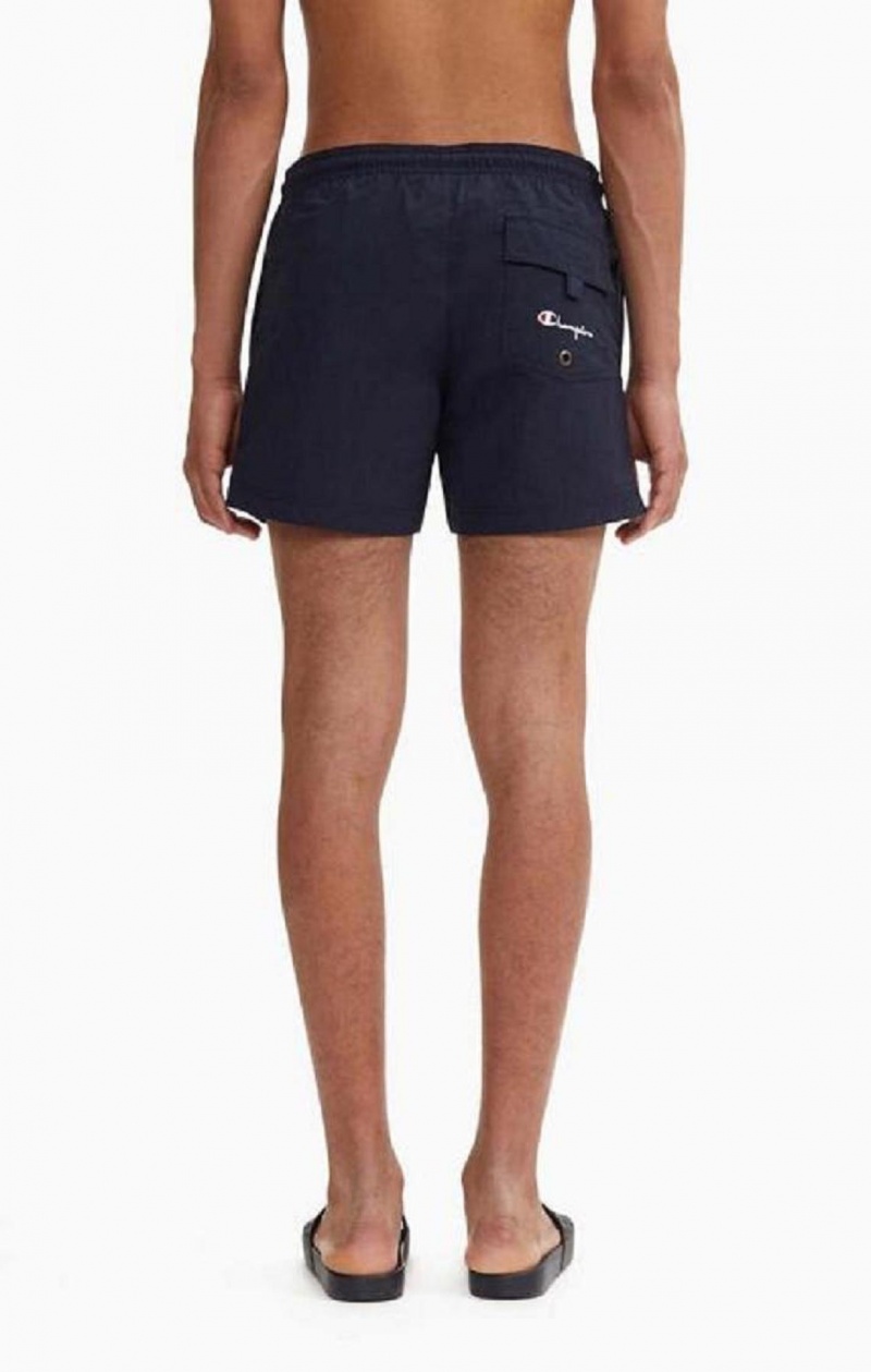 Champion Contrast Seam Detail Swim Shorts Plavky Panske Tmavo Modre | 1853-YJBTK