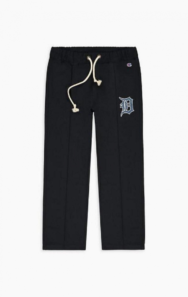 Champion Detroit MLB Rovno Leg Woven Trousers Jogger Nohavice Panske Tmavo Modre | 4570-GENLI