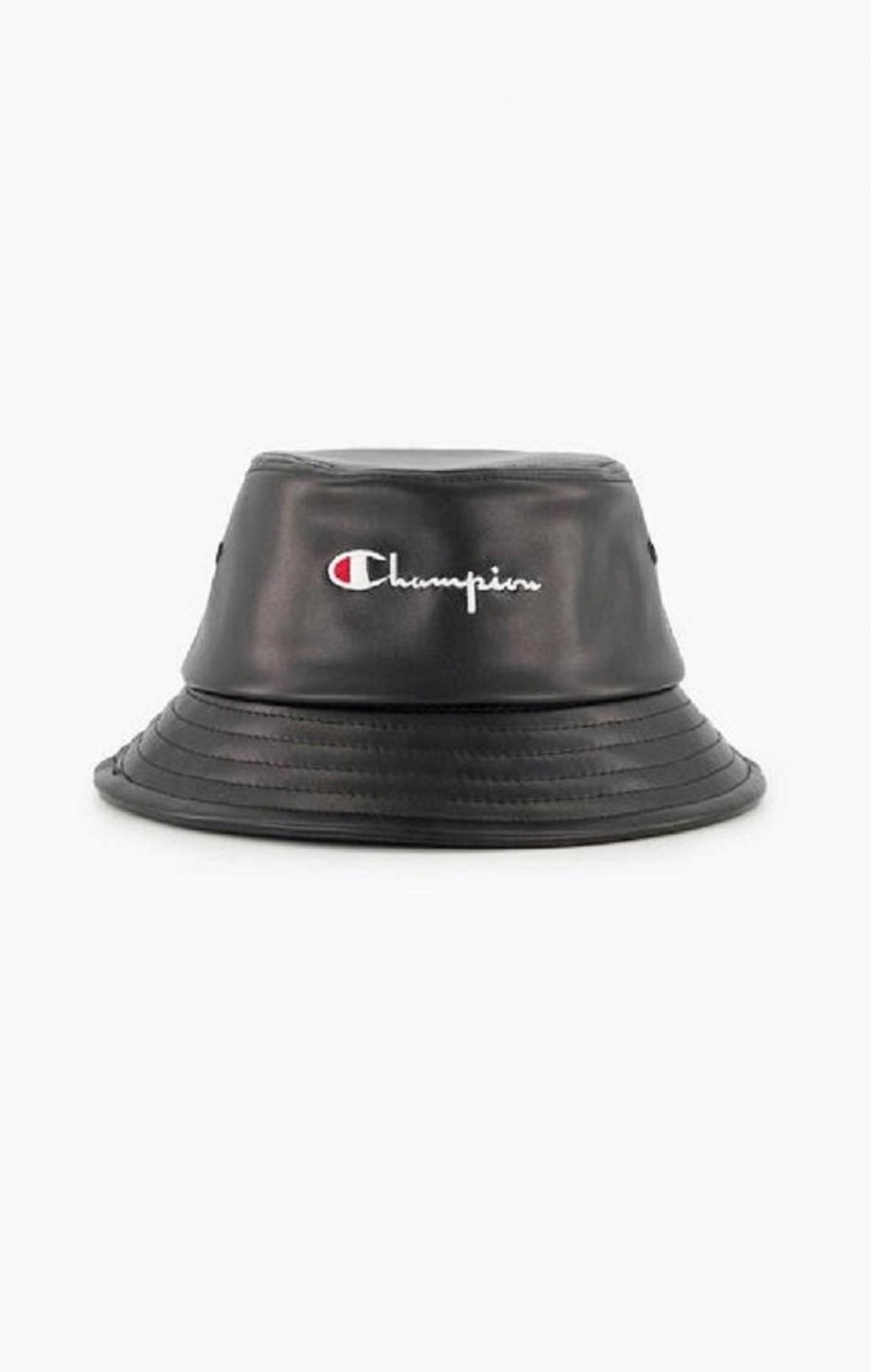 Champion Embroidered Script Logo Bucket Hat Klobuky Panske Čierne | 4968-YOHVP