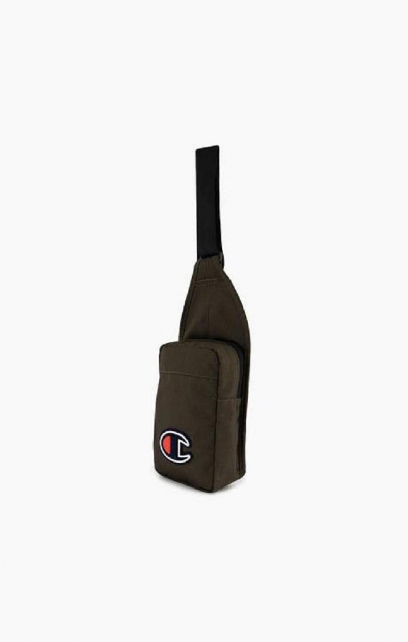 Champion Felt C Logo Shoulder Bag Tasky Panske Tmavo Tyrkysové | 9160-WSUFA