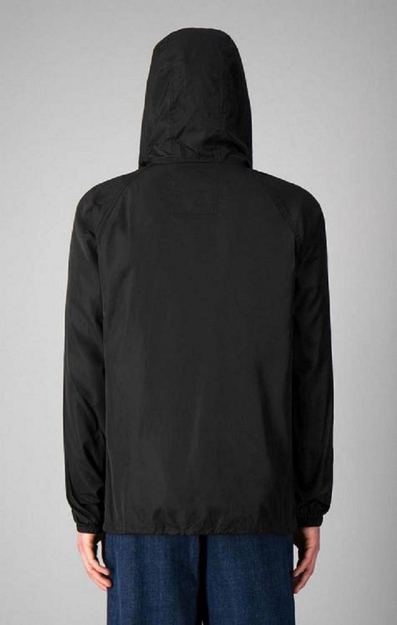 Champion Half Zip-Up S Kapucňou Jacket Bundy Panske Čierne | 4751-ADRGF