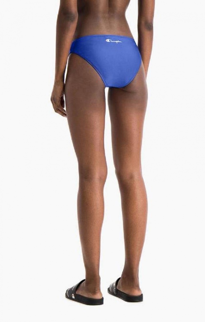 Champion High Leg Bikiny Bottoms Plavky Damske Modre | 4901-FNUET