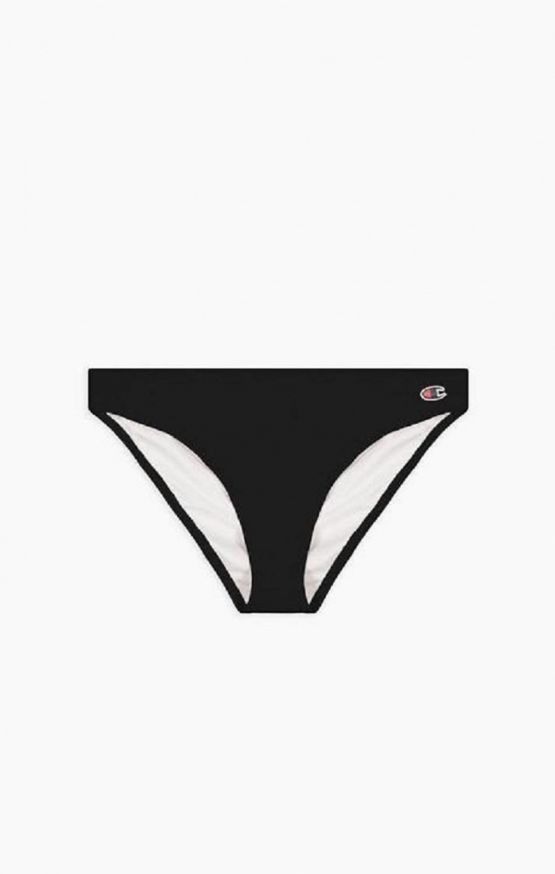 Champion Klasické C Hipster Bikiny Bottoms Plavky Damske Čierne | 6912-EBDCO