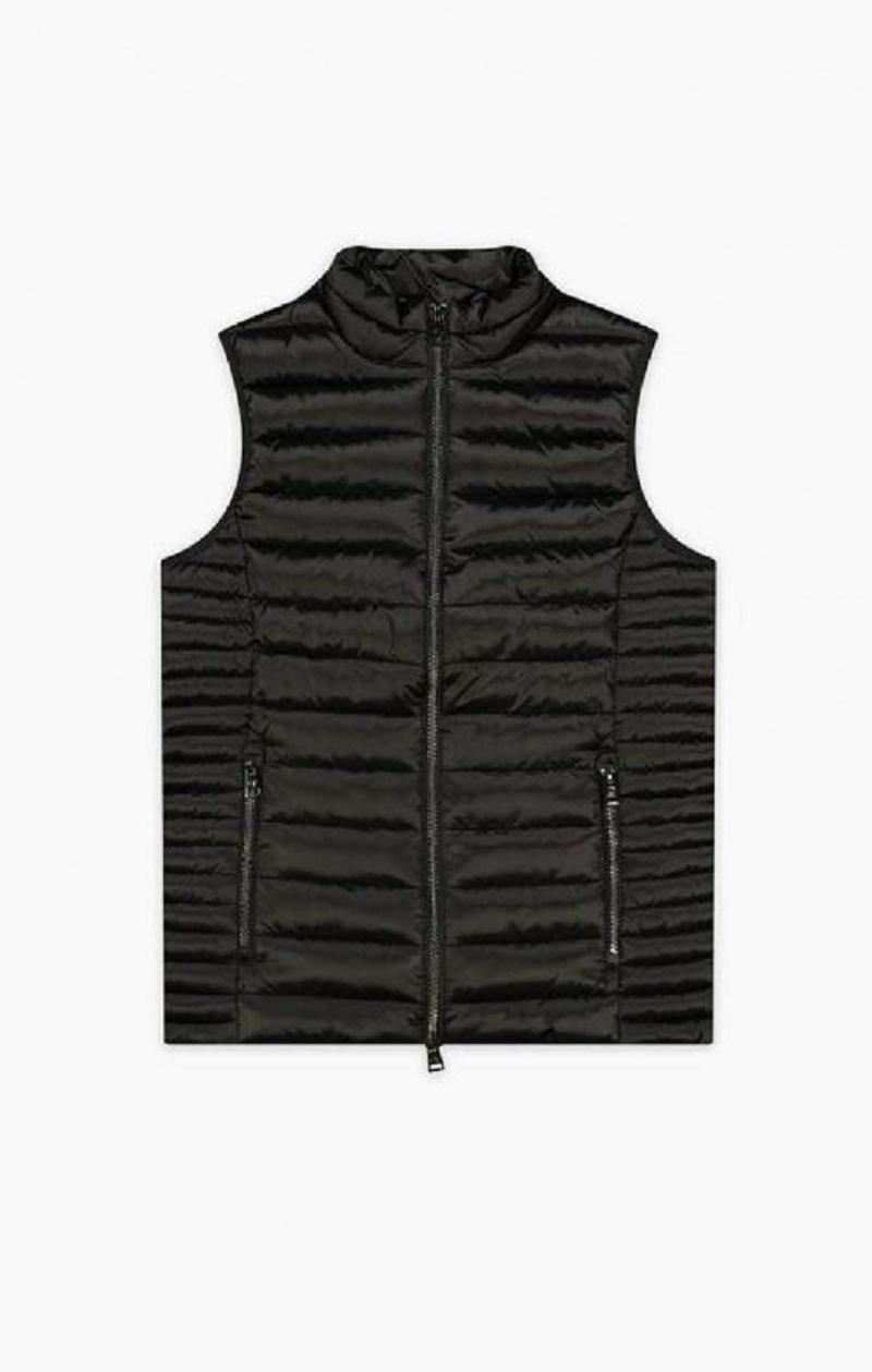 Champion Lahke Polstrované Gilet Bundy Damske Čierne | 9812-FUJHR