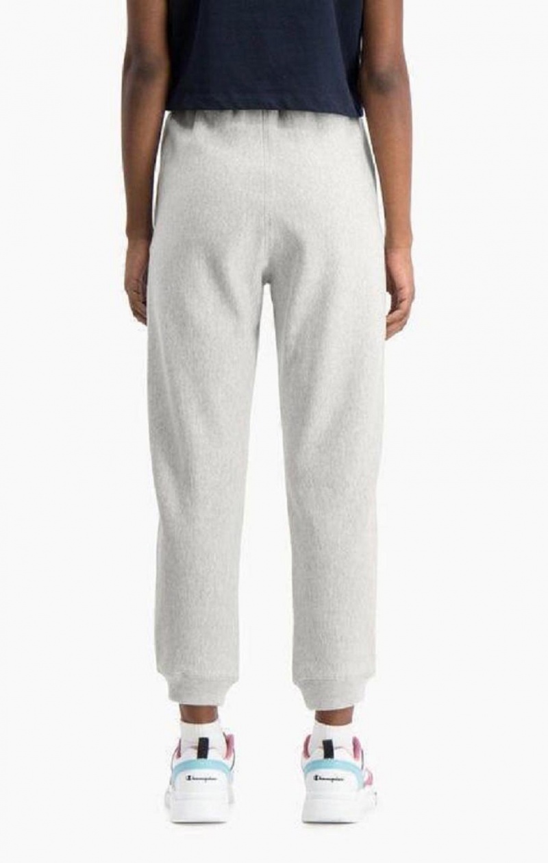 Champion Lahke Reverse Weave Cuffed Joggers Jogger Nohavice Damske Svetlo Siva | 9785-IYXAT