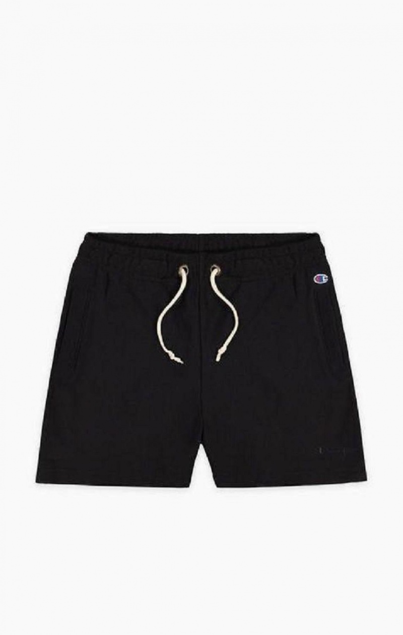 Champion Lahke Reverse Weave Shorts Kratasy Damske Čierne | 1374-WSBNR