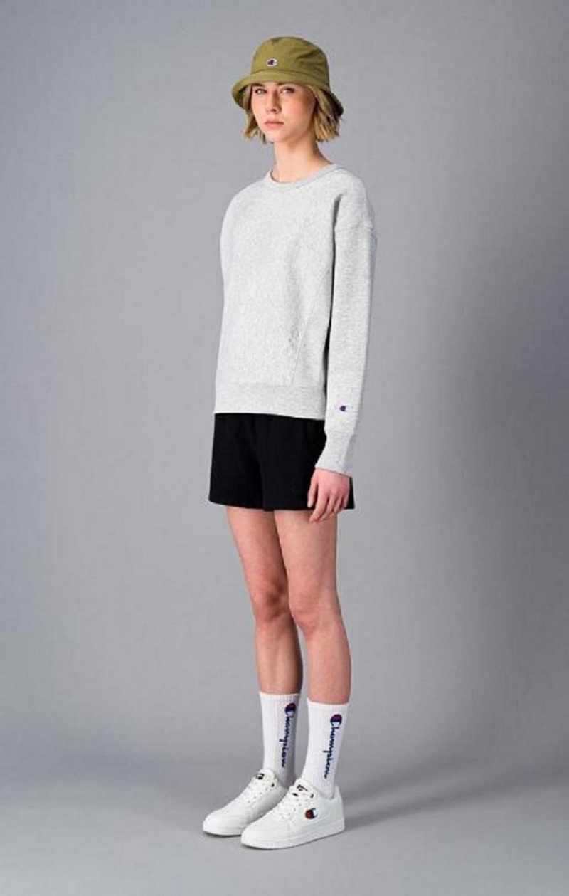 Champion Lahke Reverse Weave Sweatshirt Mikiny Damske Svetlo Siva | 5279-KMWBV