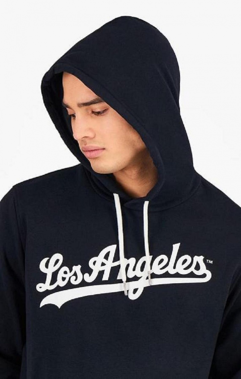 Champion Los Angeles MLB Hoodie Mikina s Kapucnou Panske Čierne | 5801-BUJSX