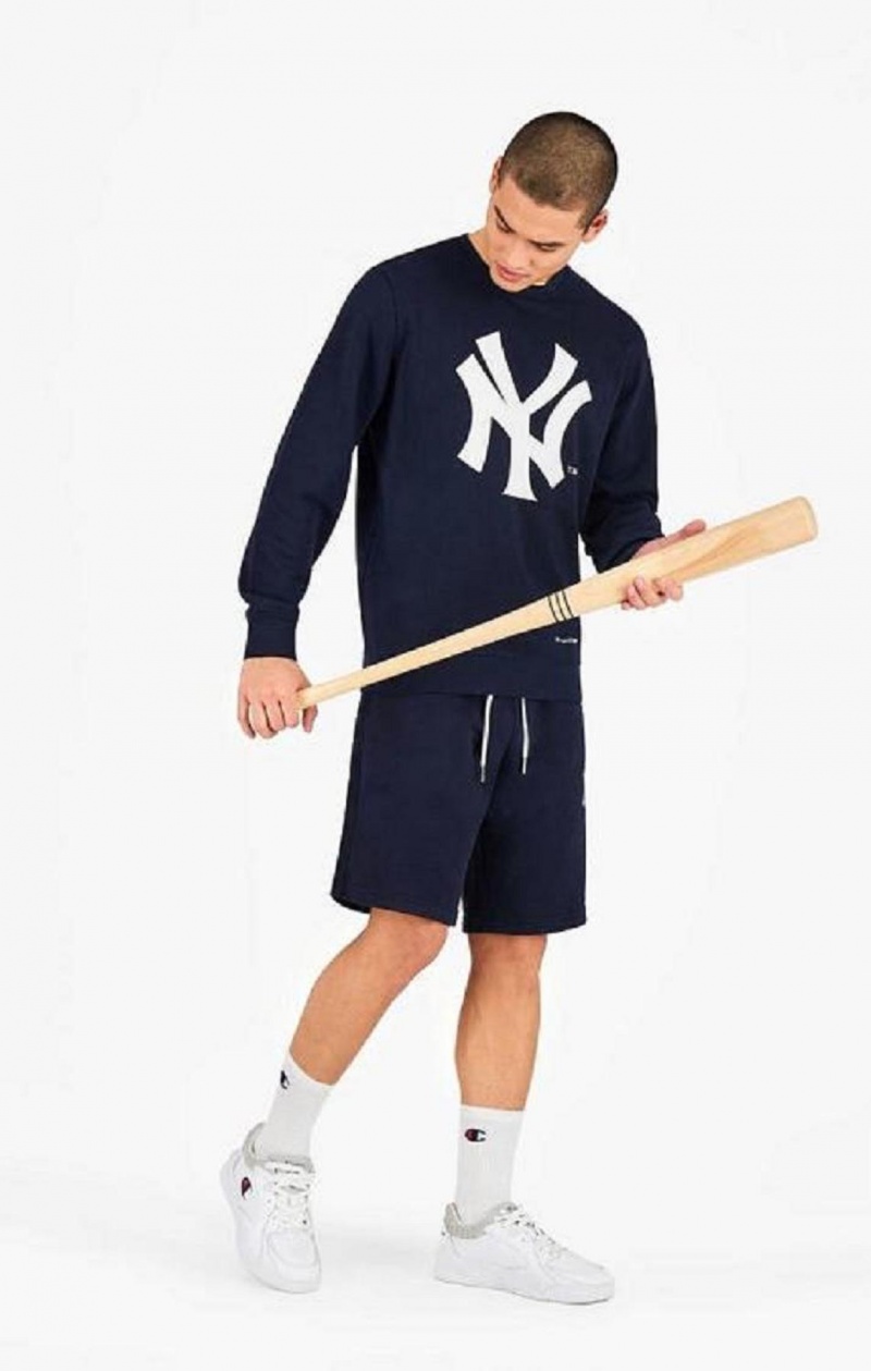 Champion New York MLB Sweatshirt Mikiny Panske Tmavo Modre | 2475-EXRWK