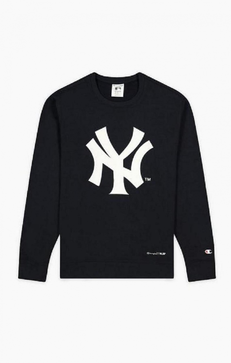 Champion New York MLB Sweatshirt Mikiny Panske Tmavo Modre | 2475-EXRWK