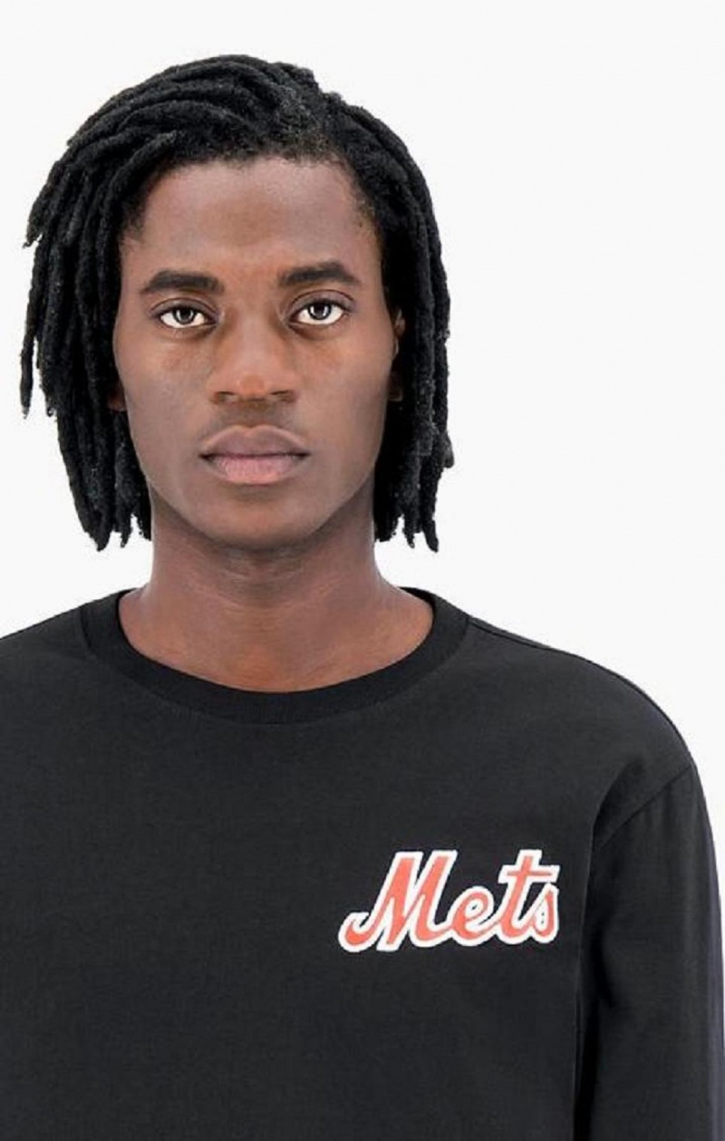 Champion New York MLB T-Shirt Tricko Panske Čierne | 0593-PMAUD