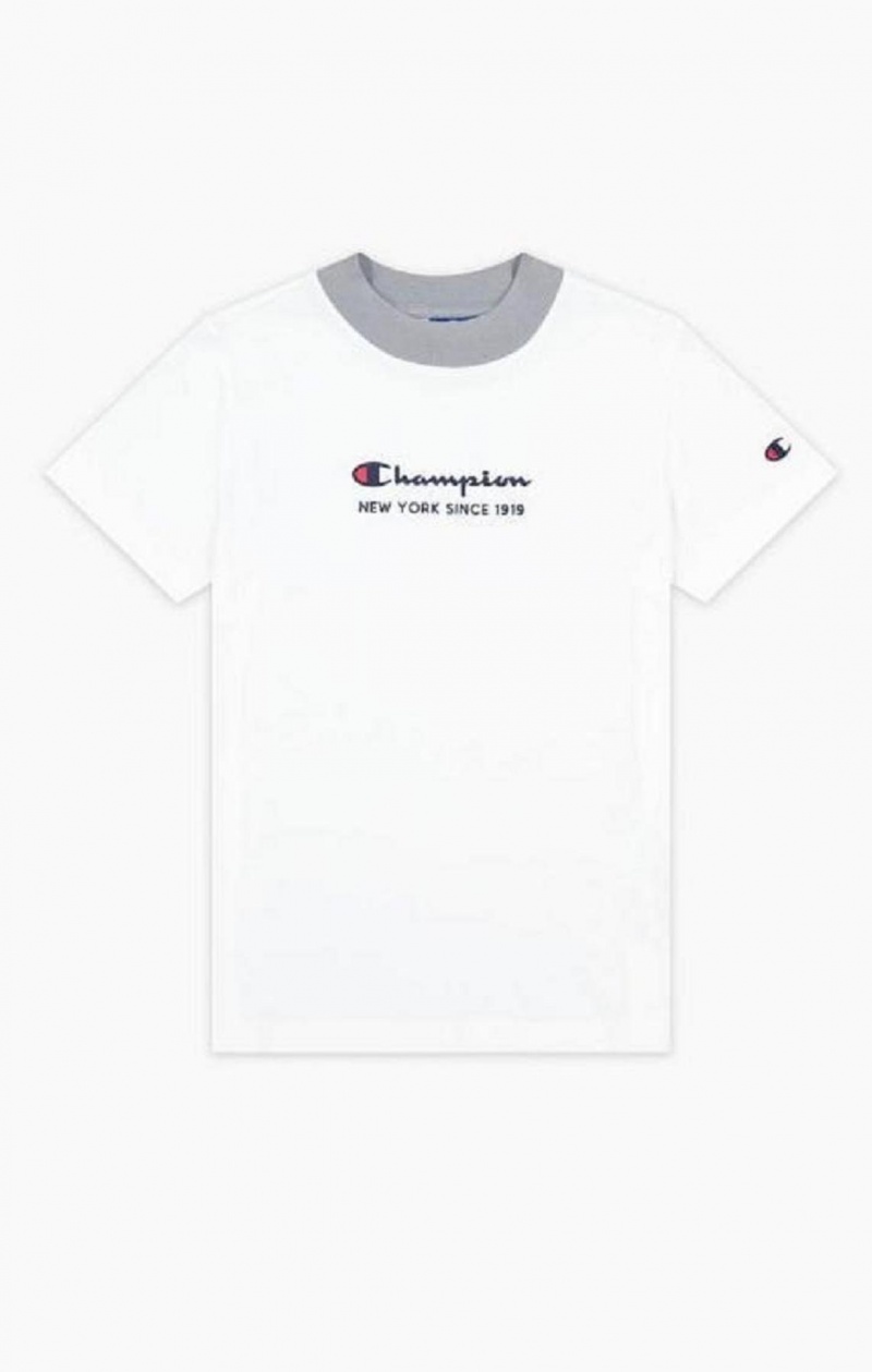 Champion New York T-Shirt Tricko Damske Biele | 1923-MZDIL