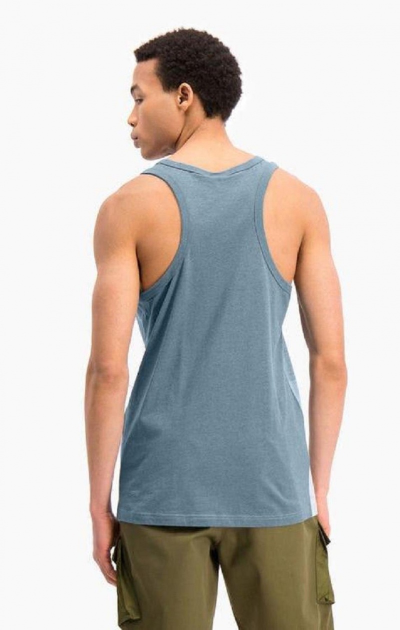 Champion Ombré Panelled Tank Top Tricko Panske Modre | 6148-STHFV