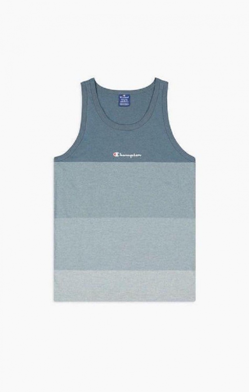 Champion Ombré Panelled Tank Top Tricko Panske Modre | 6148-STHFV